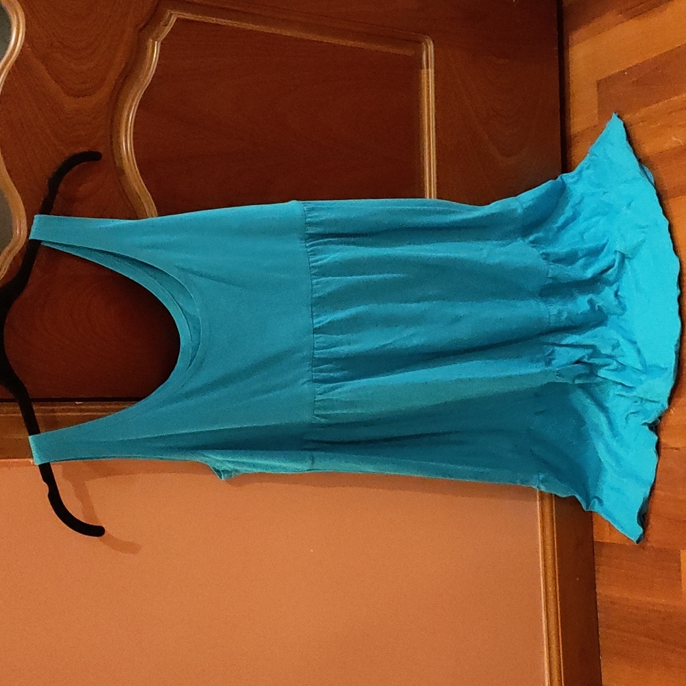 Ladies dress, blue, M